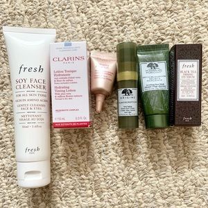Fresh cleanser and some samples